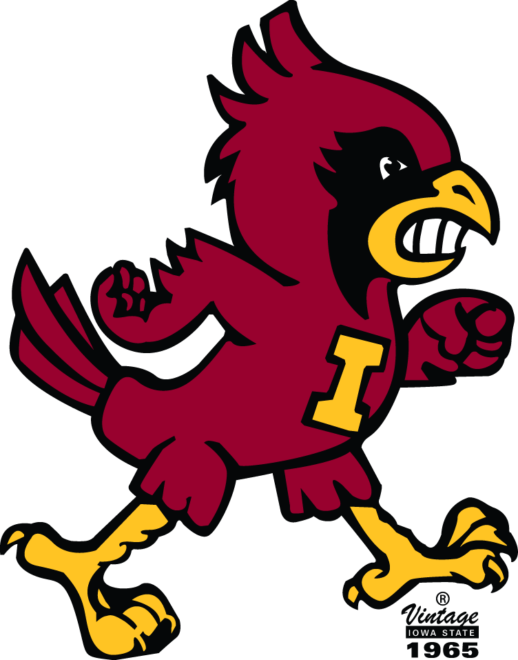 Iowa State Cyclones 1965-1977 Alternate Logo iron on transfers for T-shirts